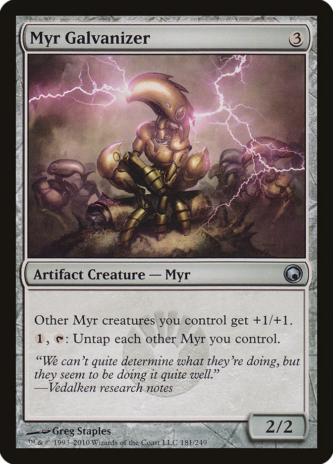 Myr Galvanizer [Scars of Mirrodin] | The CG Realm