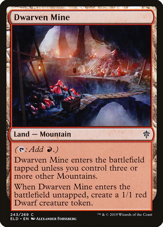 Dwarven Mine [Throne of Eldraine] | The CG Realm