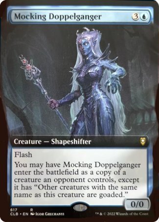 Mocking Doppelganger (Extended Art) [Commander Legends: Battle for Baldur's Gate] | The CG Realm