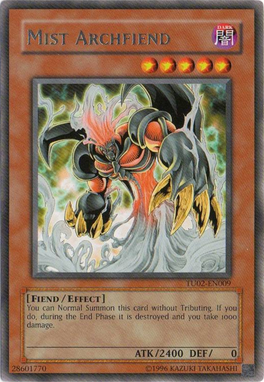 Mist Archfiend [TU02-EN009] Rare | The CG Realm