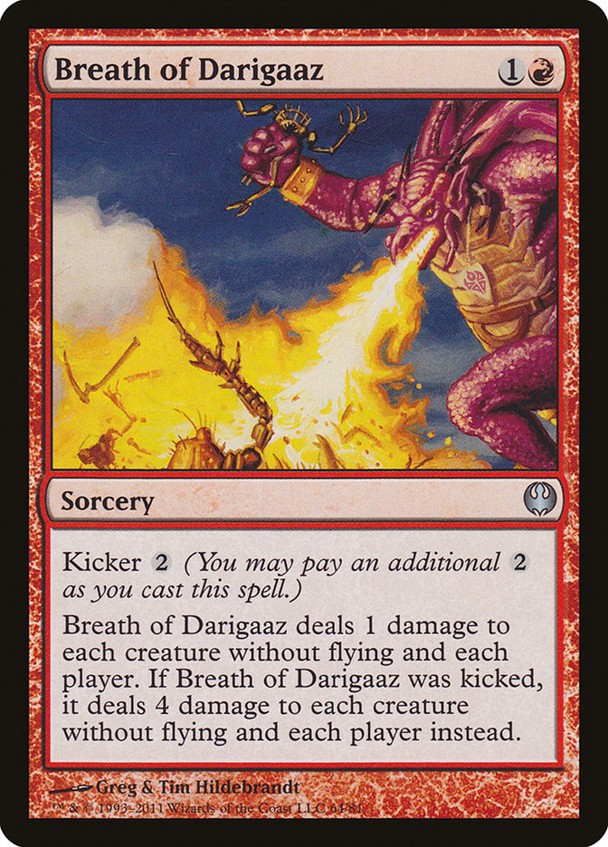 Breath of Darigaaz [Duel Decks: Knights vs. Dragons] | The CG Realm