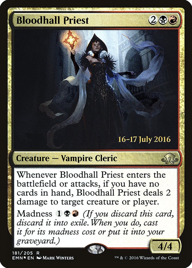 Bloodhall Priest [Eldritch Moon Prerelease Promos] | The CG Realm
