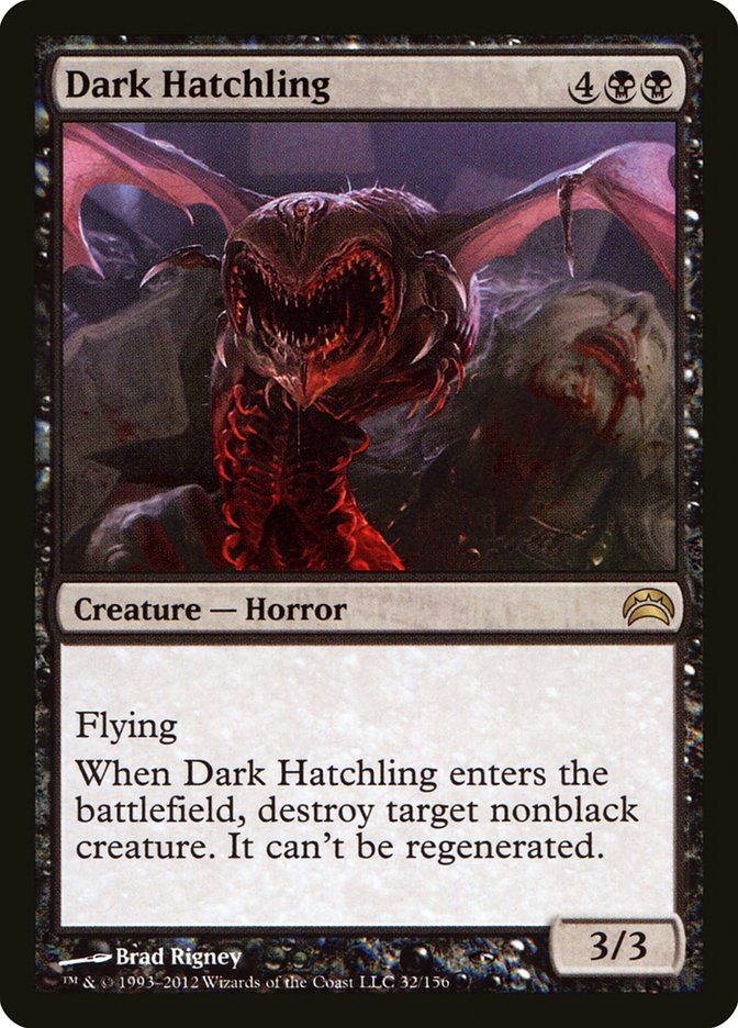 Dark Hatchling [Planechase 2012] | The CG Realm