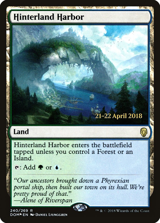 Hinterland Harbor [Dominaria Prerelease Promos] | The CG Realm