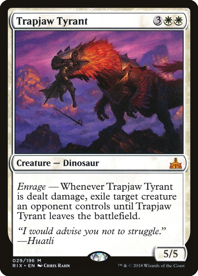 Trapjaw Tyrant [Rivals of Ixalan] | The CG Realm