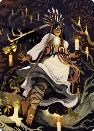 Candlegrove Witch 2 Art Card [Innistrad: Midnight Hunt Art Series] | The CG Realm