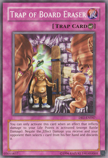 Trap of Board Eraser [DR1-EN047] Common | The CG Realm