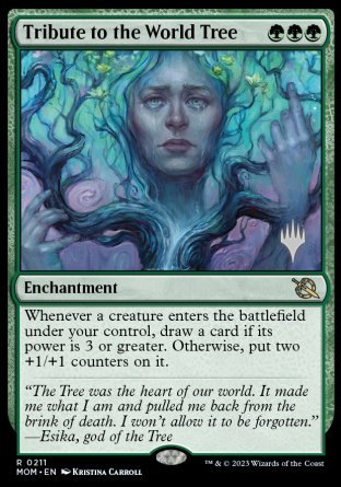 Tribute to the World Tree (Promo Pack) [March of the Machine Promos] | The CG Realm