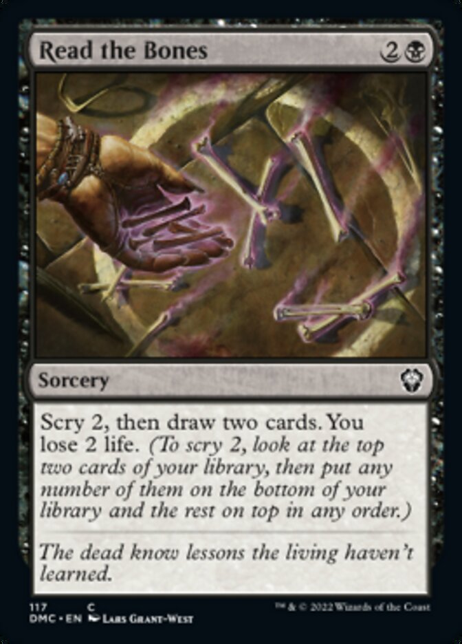 Read the Bones [Dominaria United Commander] | The CG Realm