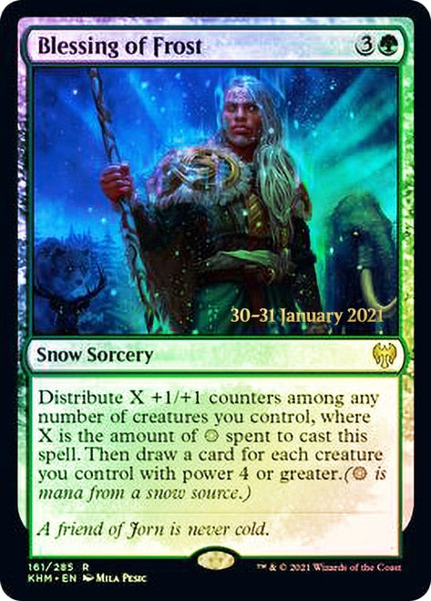 Blessing of Frost [Kaldheim Prerelease Promos] | The CG Realm