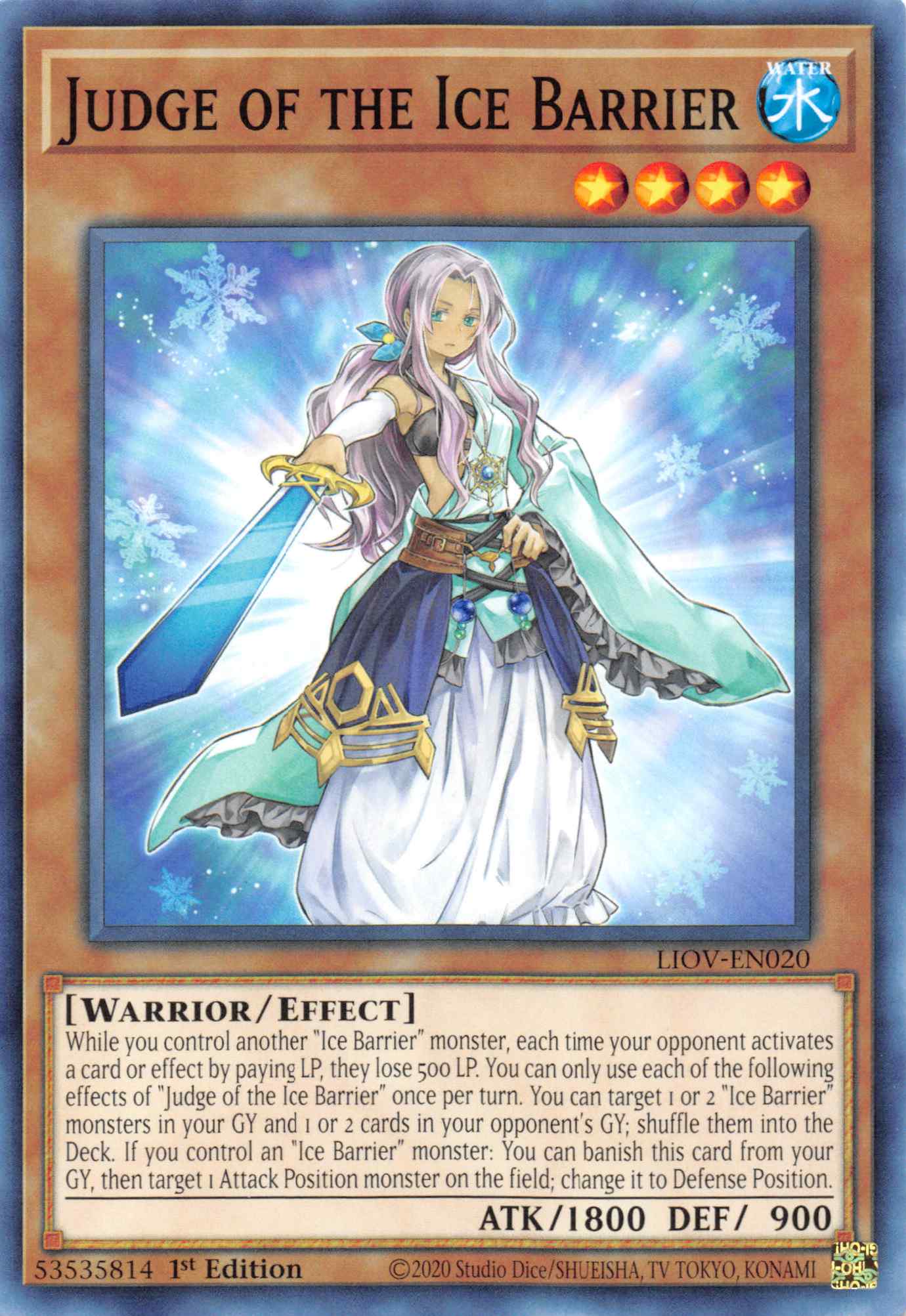 Judge of the Ice Barrier [LIOV-EN020] Common | The CG Realm