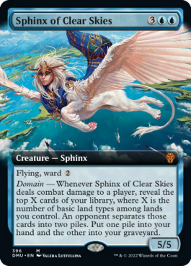 Sphinx of Clear Skies (Extended Art) [Dominaria United] | The CG Realm