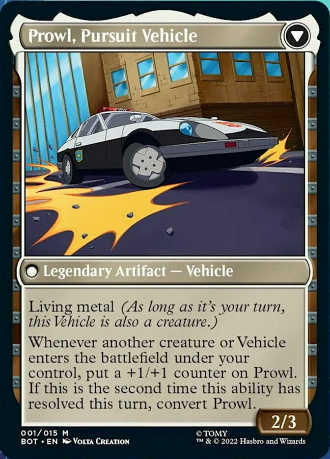 Prowl, Stoic Strategist (BOT-001) - Transformers: (convertdfc)