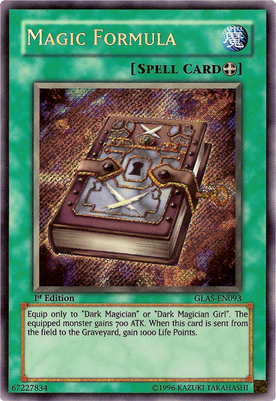 Magic Formula [GLAS-EN093] Secret Rare | The CG Realm