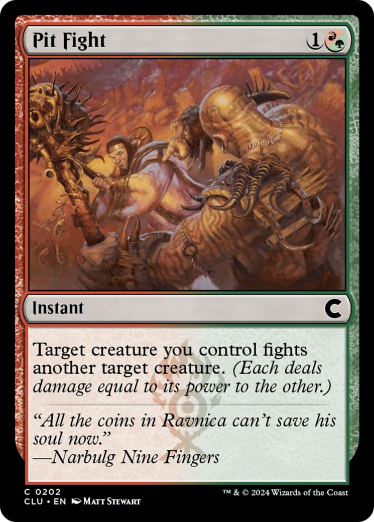 Pit Fight [Ravnica: Clue Edition] | The CG Realm
