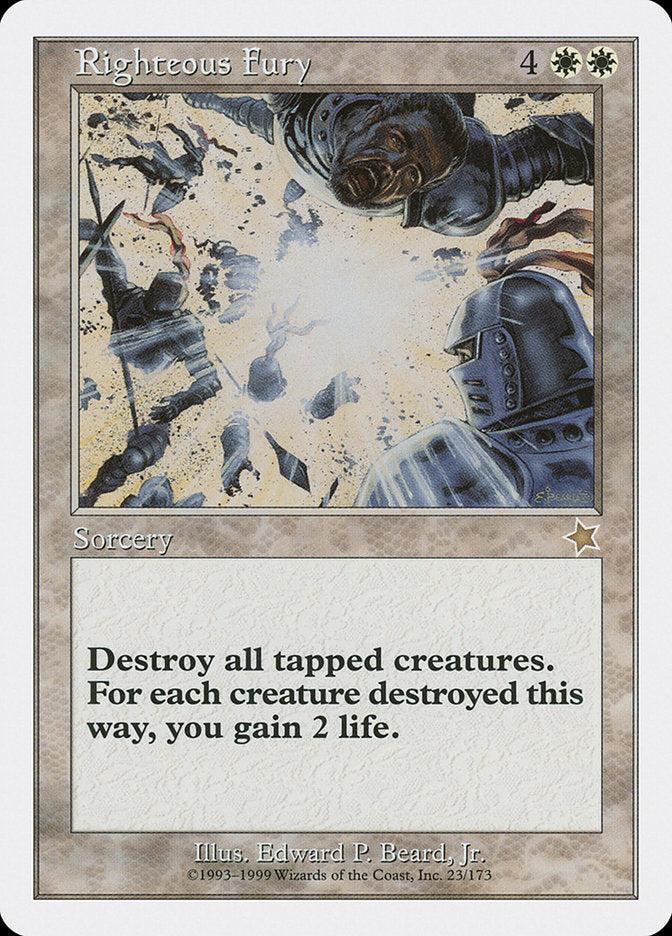 Righteous Fury [Starter 1999] | The CG Realm