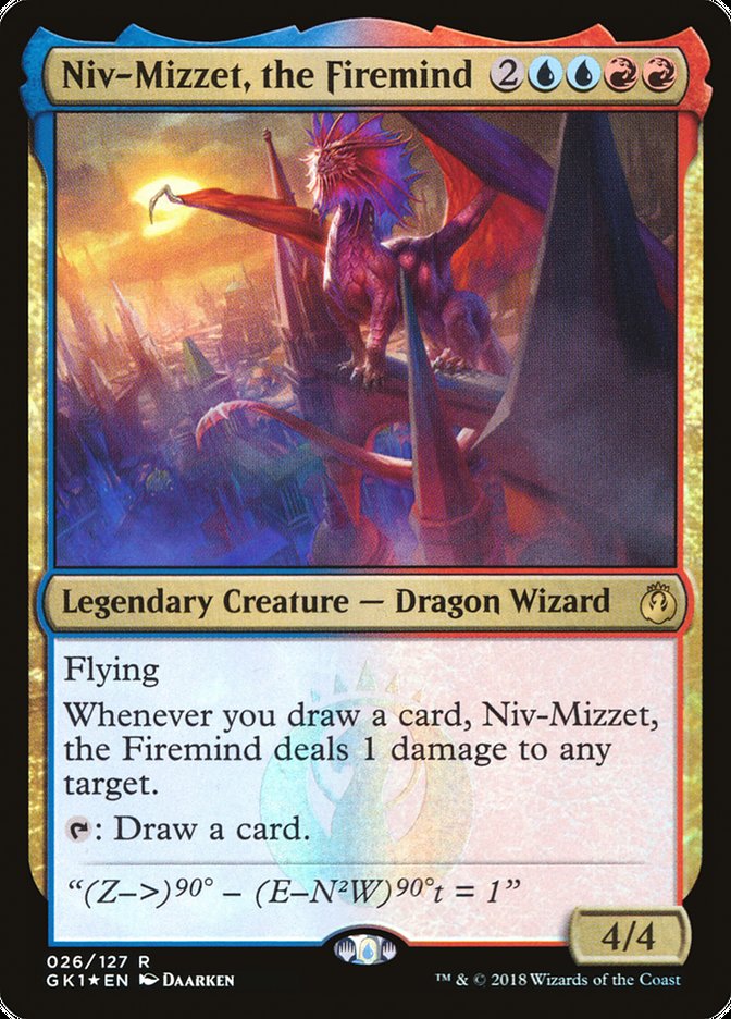Niv-Mizzet, the Firemind [Guilds of Ravnica Guild Kit] | The CG Realm