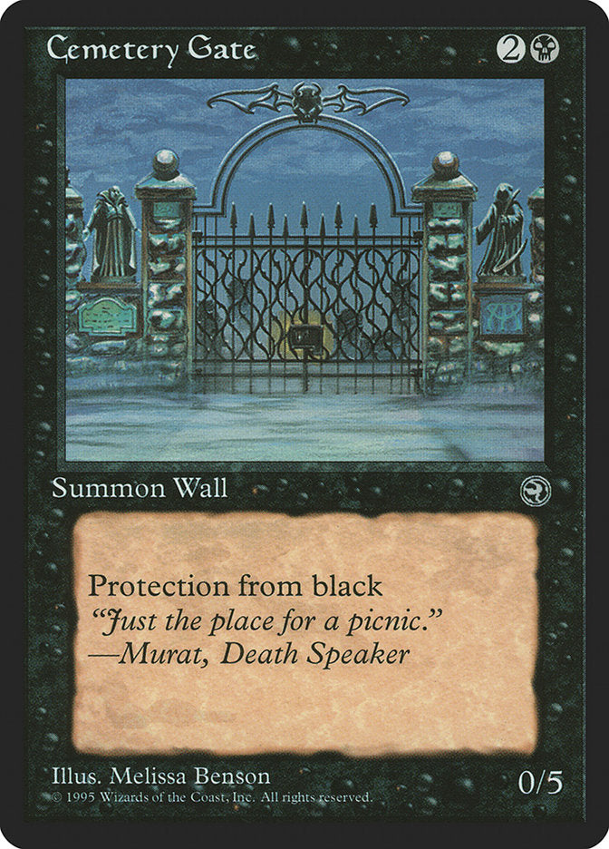 Cemetery Gate (Murat Flavor Text) [Homelands] | The CG Realm