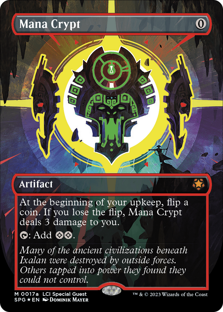 Mana Crypt (0017a) (Borderless) [The Lost Caverns of Ixalan Special Guests] | The CG Realm
