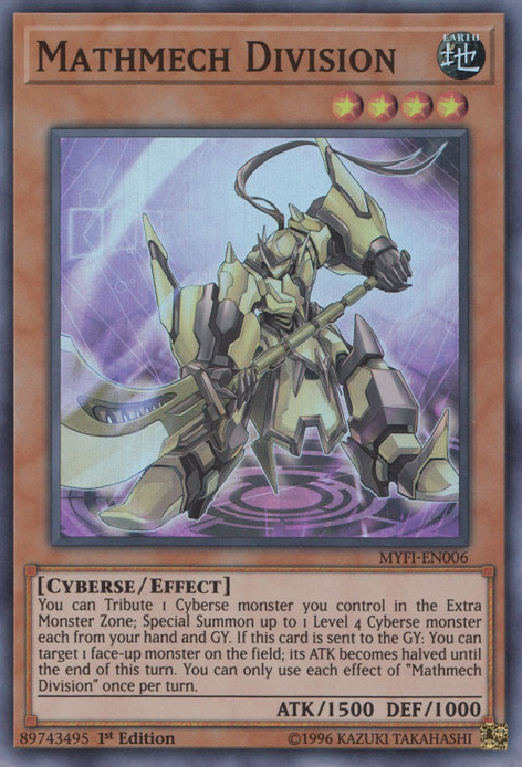 Mathmech Division [MYFI-EN006] Super Rare | The CG Realm