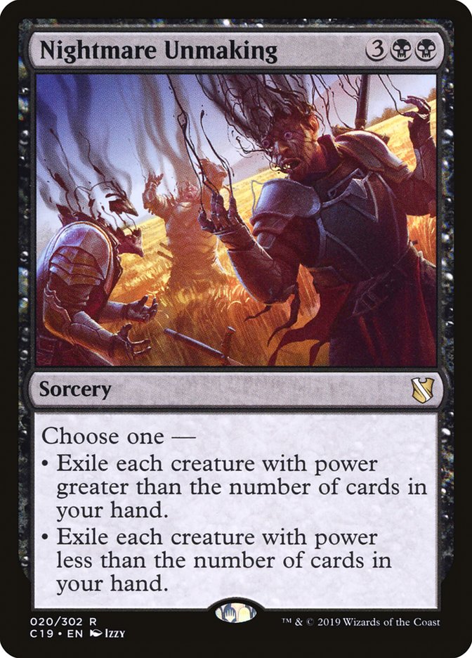 Nightmare Unmaking [Commander 2019] | The CG Realm