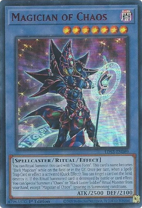 Magician of Chaos (Red) [LDS3-EN089] Ultra Rare | The CG Realm