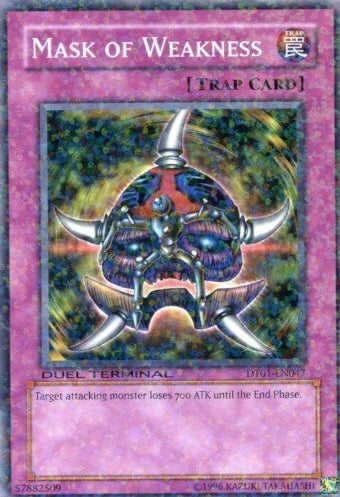 Mask of Weakness [DT01-EN047] Common | The CG Realm