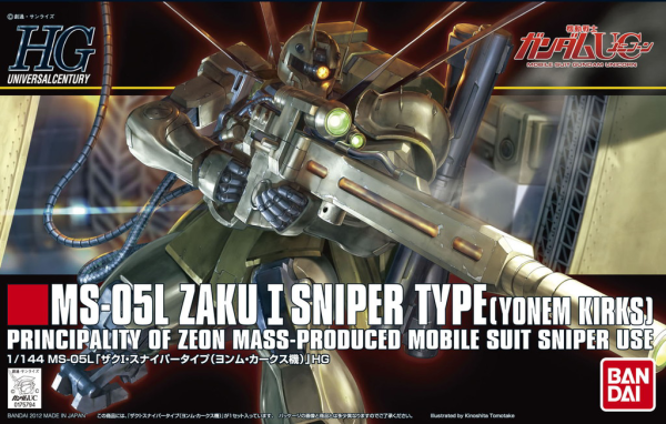 HGUC 1/144 #137 Zaku I Sniper Type (Yonem Kirks Custom) | The CG Realm
