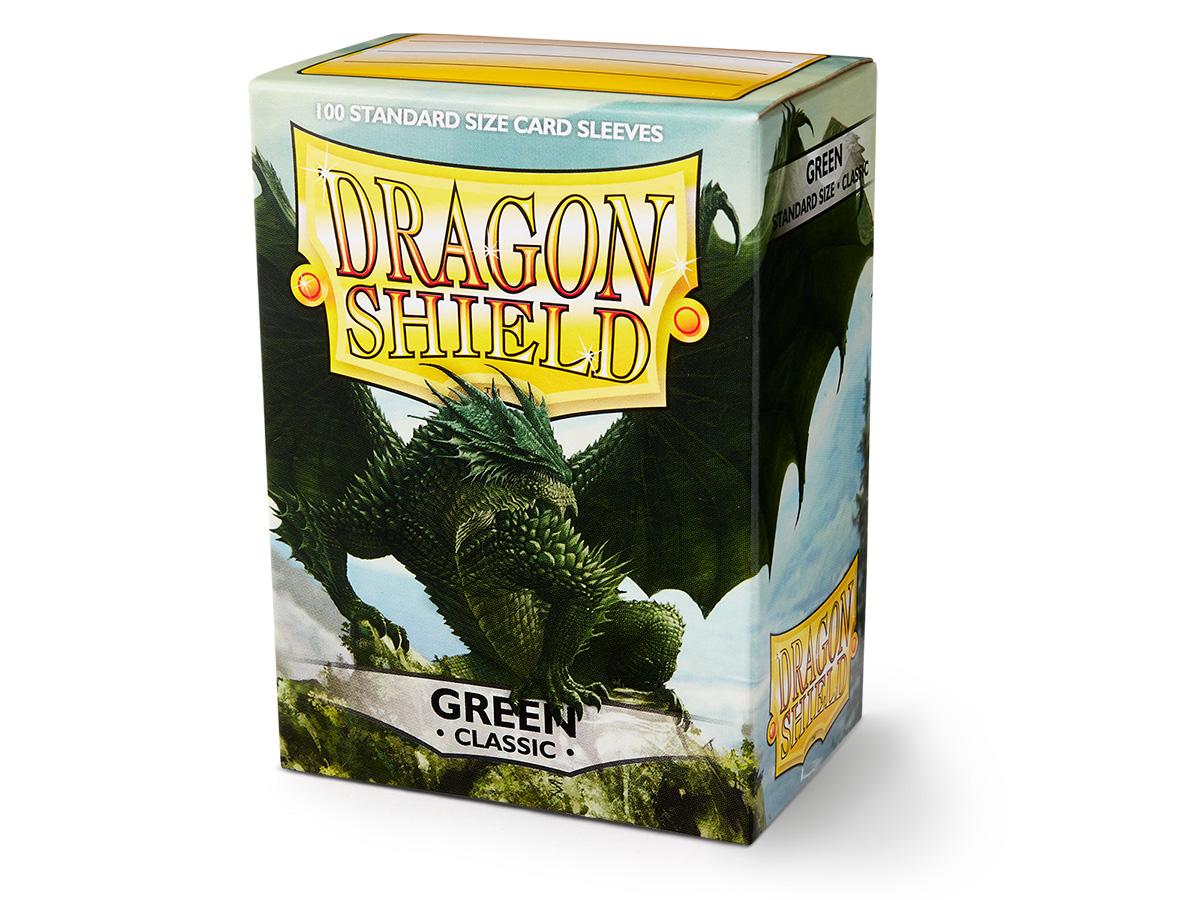 Dragon Shield Classic Sleeve - Green ‘Verdante’ 100ct | The CG Realm