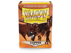 Dragon Shield Matte Sleeve - Copper ‘Draco Primus’ 100ct | The CG Realm