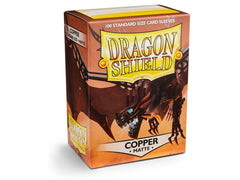 Dragon Shield Matte Sleeve - Copper ‘Draco Primus’ 100ct | The CG Realm