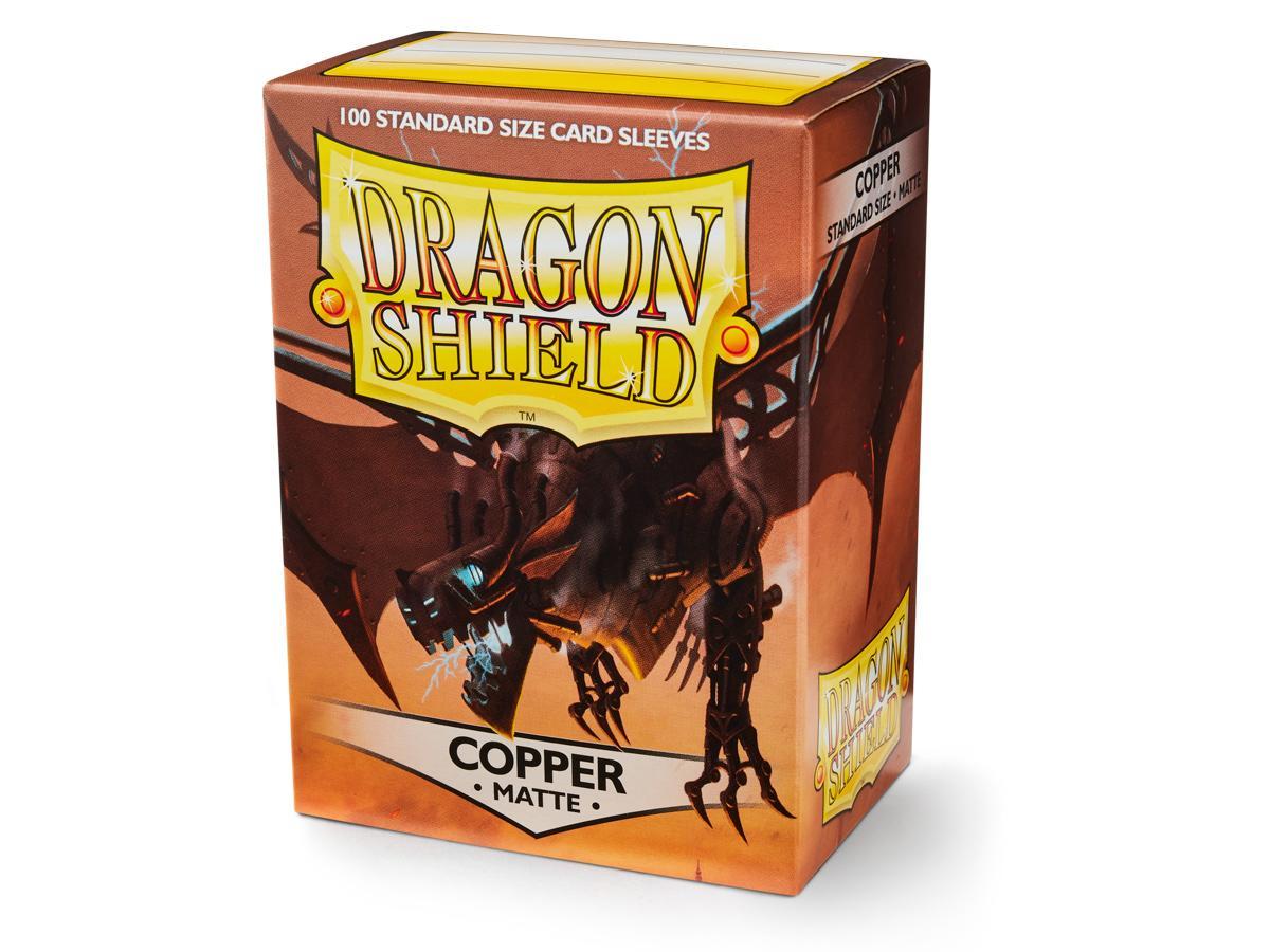 Dragon Shield Matte Sleeve - Copper ‘Draco Primus’ 100ct | The CG Realm