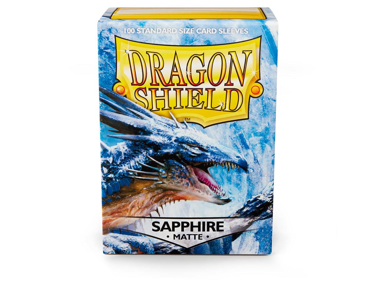 Dragon Shield Matte Sleeve - Sapphire ‘Roiin & Royenna’ 100ct | The CG Realm