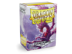 Dragon Shield Matte Sleeve - Clear Purple ‘Racan’ 100ct | The CG Realm