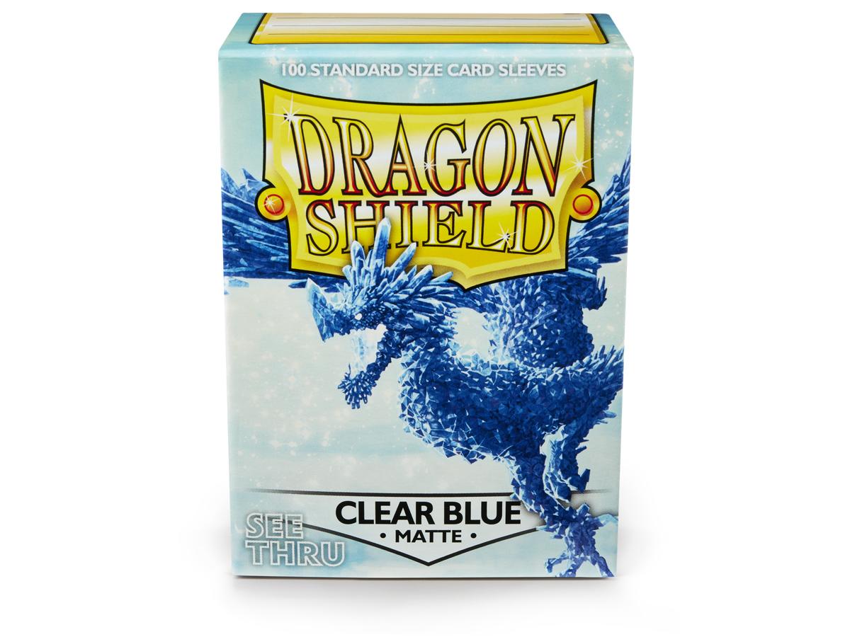 Dragon Shield Matte Sleeve - Clear Blue ‘Celeste’ 100ct | The CG Realm