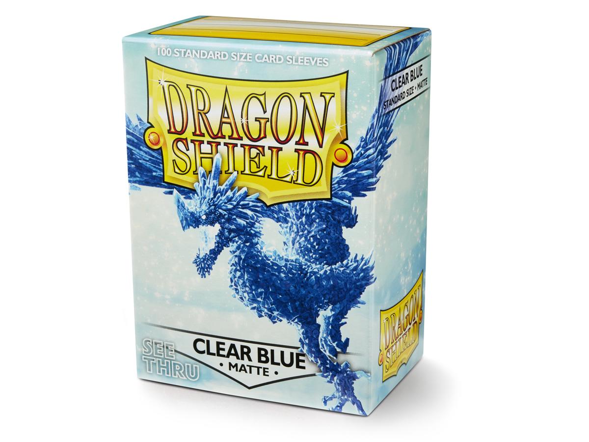 Dragon Shield Matte Sleeve - Clear Blue ‘Celeste’ 100ct | The CG Realm