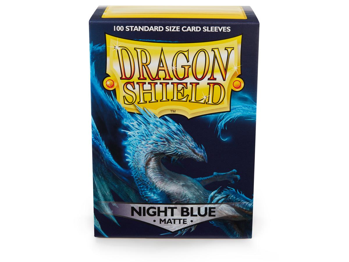 Dragon Shield Matte Sleeve - Night Blue ‘Botan’ 100ct | The CG Realm