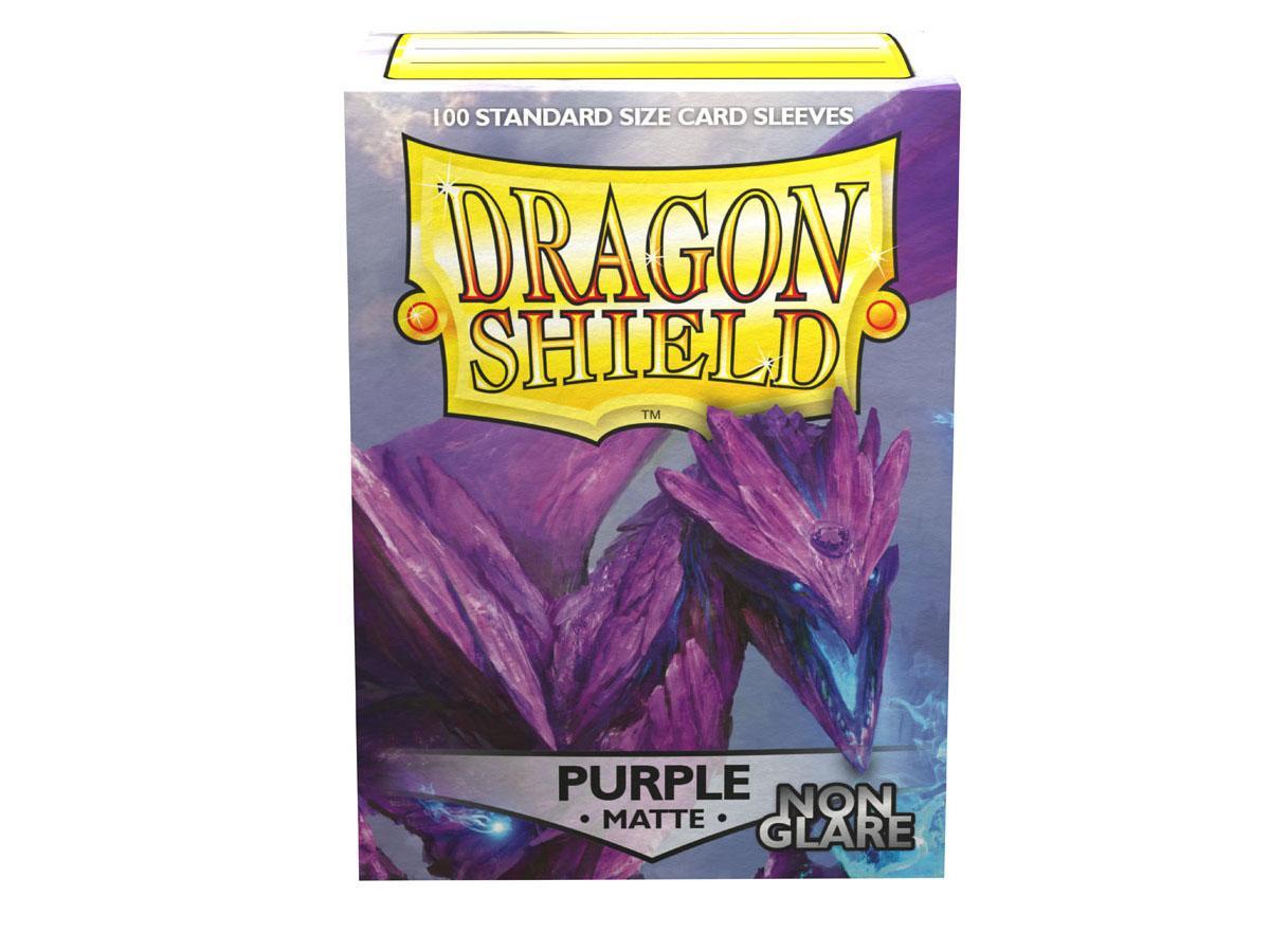 Dragon Shield Non-Glare Sleeve - Purple ‘Amifist’ 100ct | The CG Realm