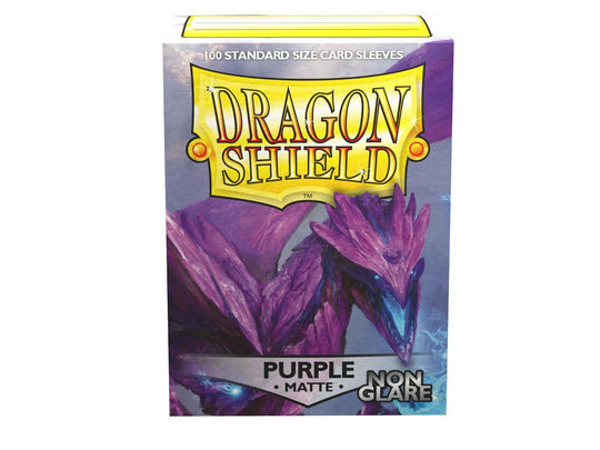 Dragon Shield Non-Glare Sleeve - Purple ‘Amifist’ 100ct