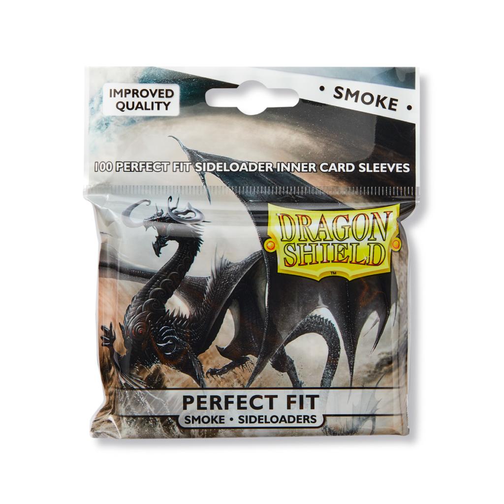 Dragon Shield Perfect Fit Sleeve - Smoke ‘Shinon’ 100ct | The CG Realm