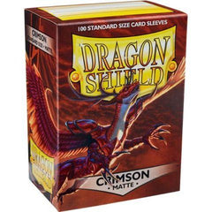 Dragon Shield Matte Sleeve - Crimson ‘Logi’ 100ct | The CG Realm