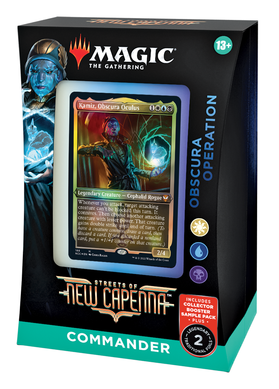 MTG Streets of New Capenna Commander Deck Obscura Operation | The CG Realm