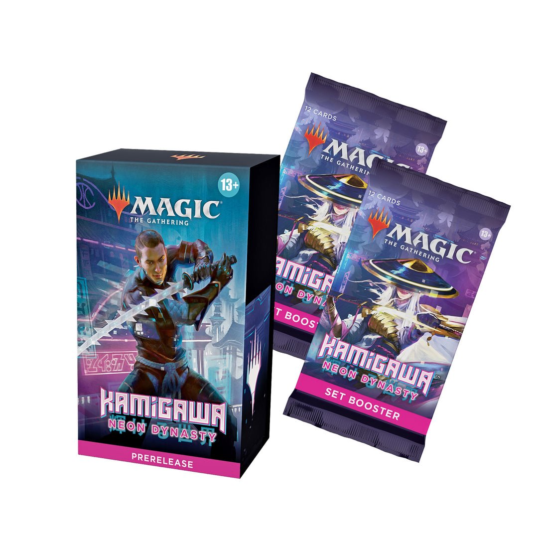 MTG Kamigawa: Neon Dynasty Prerelease at Home + 2 Bonus Booster Packs (Release Date: Feb 11, 2022)