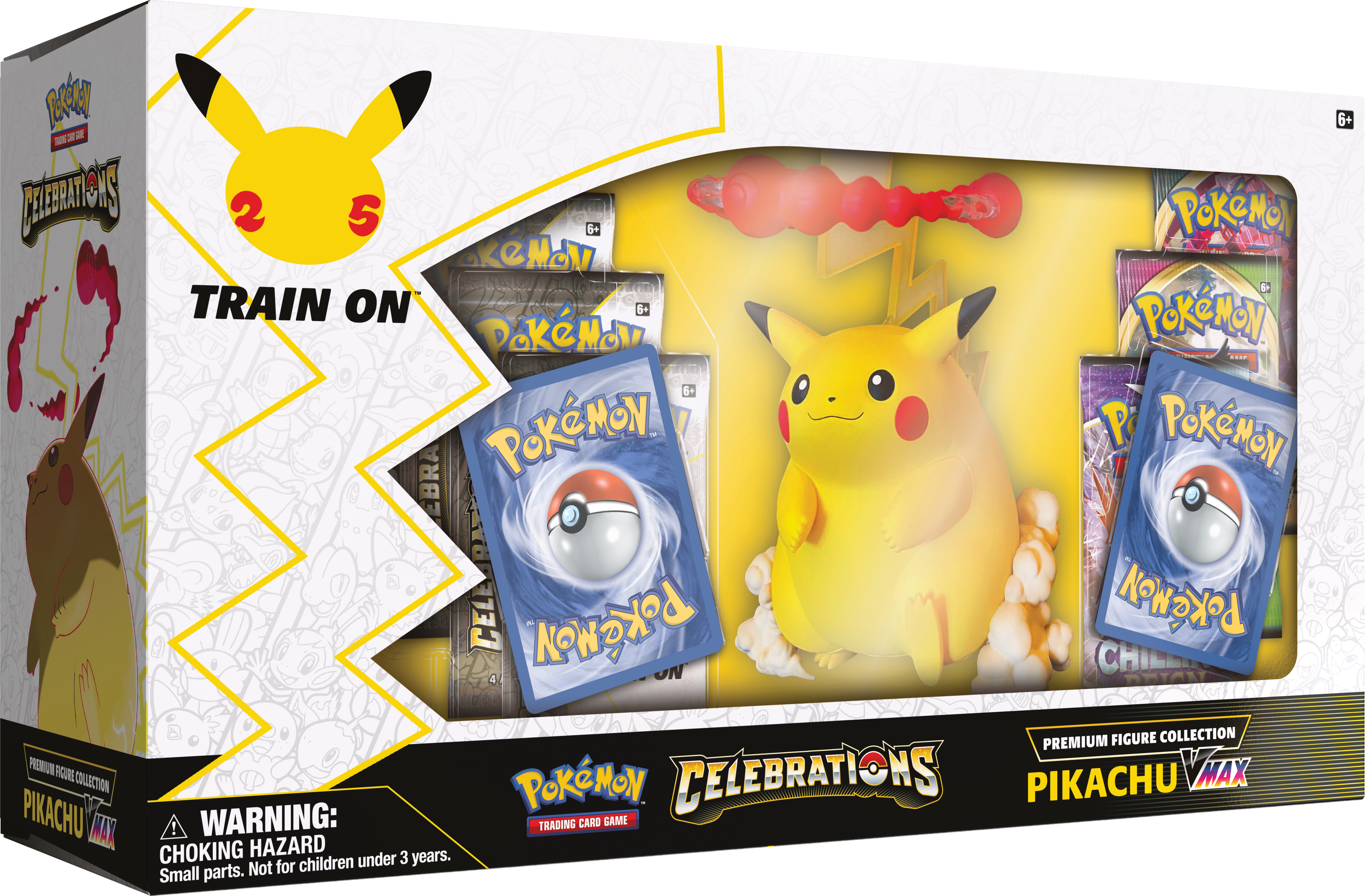 Pokemon Celebrations Premium Figure Collection Pikachu VMAX DAMAGED BOX | The CG Realm