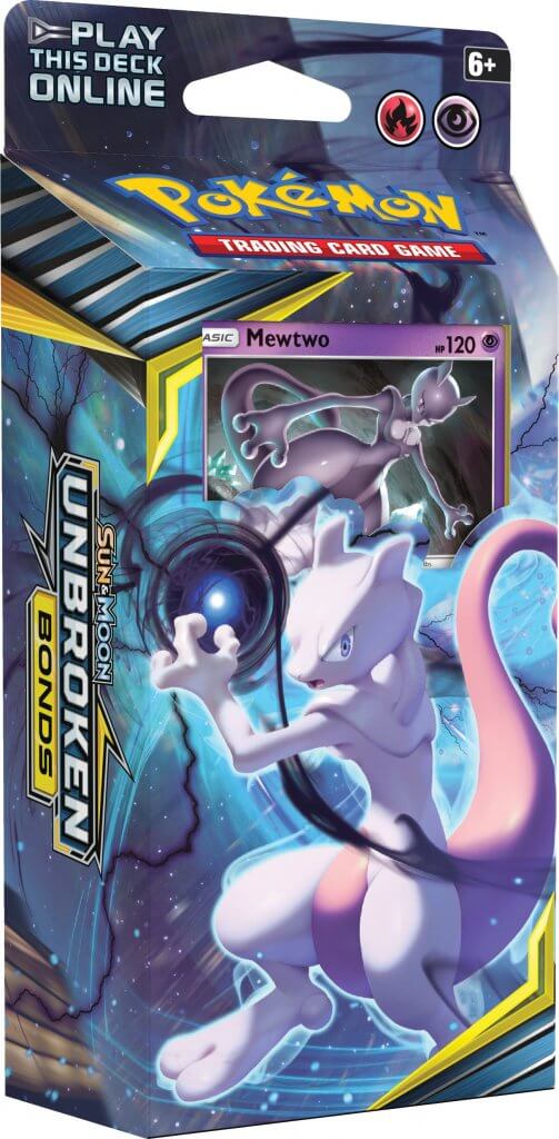 POKÉMON TCG Sun & Moon Unbroken Bonds Theme Deck Mewtwo | The CG Realm