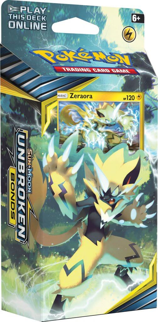 POKÉMON TCG Sun & Moon Unbroken Bonds Theme Deck Zeraora | The CG Realm