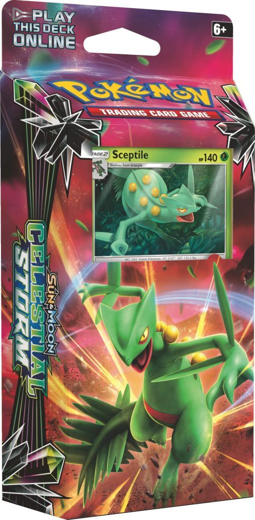 POKÉMON TCG Sun & Moon Celestial Storm Theme Deck Sceptile | The CG Realm