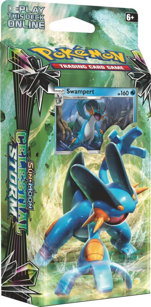 POKÉMON TCG Sun & Moon Celestial Storm Theme Deck Swampert | The CG Realm
