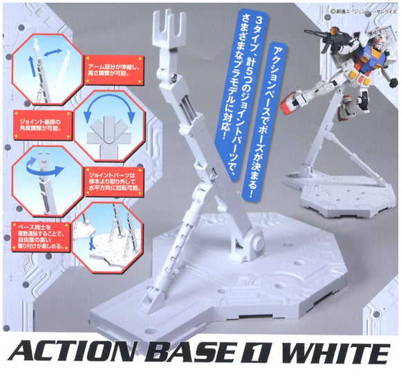 Action Base 1/100 White | The CG Realm
