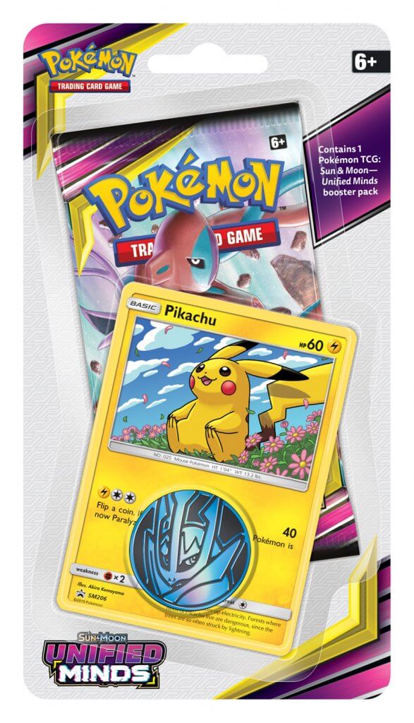 POKÉMON TCG Unified Minds Checklane Blister Pikachu | The CG Realm